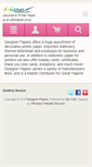 Mobile Screenshot of designerpapers.com