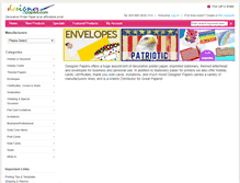 Tablet Screenshot of designerpapers.com